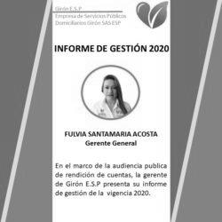 INFORME DE GESTION