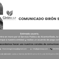 COMUNICADO